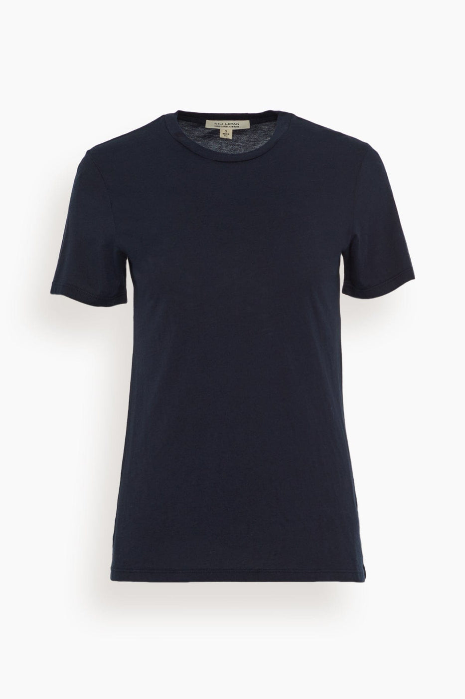 Nili Lotan Tops Mariela Crewneck Tee in Dark Navy