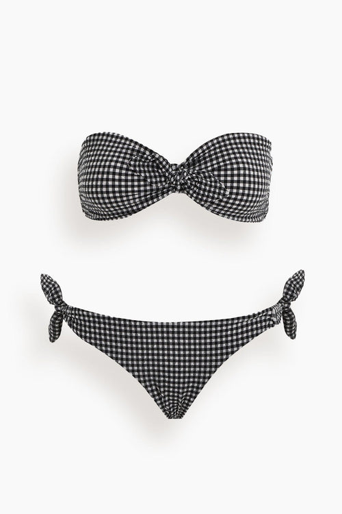 Zimmermann Swimwear Jeannie Gingham Tie Bikini in Gingham Zimmermann Jeannie Gingham Tie Bikini in Gingham