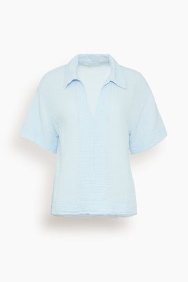 Reign Top in Blue Mist