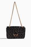 Vanessa Bruno Moon Moyen Clutch in Noir
