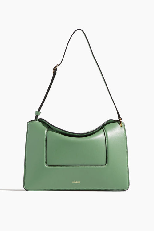Wandler Top Handle Bags Penelope Bag in Green Jay Wandler Penelope Bag in Green Jay