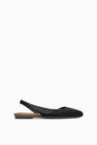 Rothy's The Almond Slingback in Black Mesh