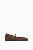 Rothy's The Max Square Mary Jane in Cinnamon Crochet