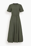 Proenza Schouler White Label Dresses Elizabeth Dress in Dark Spruce Elizabeth Dress in Dark Spruce