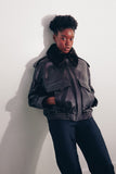 Loulou de Saison Russo Military Jacket in Coffee/Dark Brown
