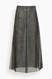 MORE NOIR Virginia Skirt in Black