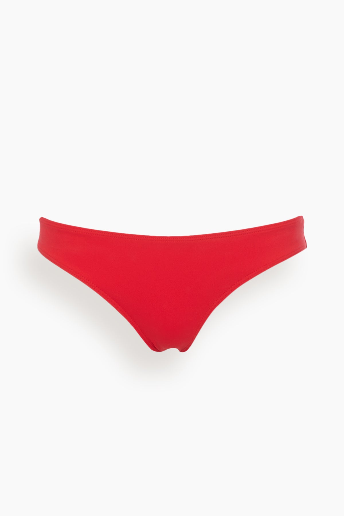 Ulla Johnson Swimwear Dani Bikini Bottom in Scarlet