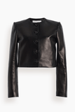 Brandon Maxwell The Ryder Box Jacket in Black