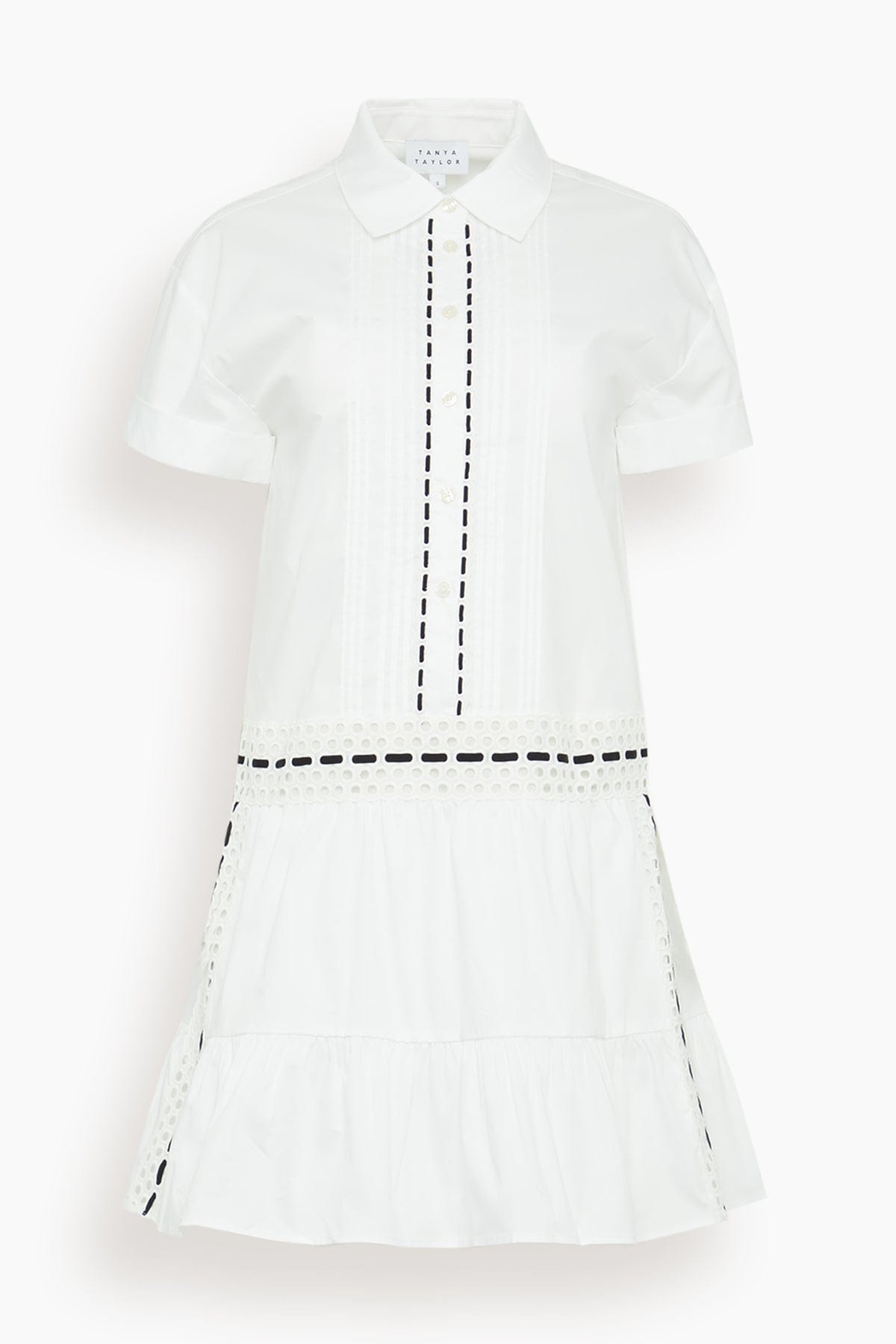 Tanya Taylor Dresses Jasmine Dress in White Jasmine Dress in White