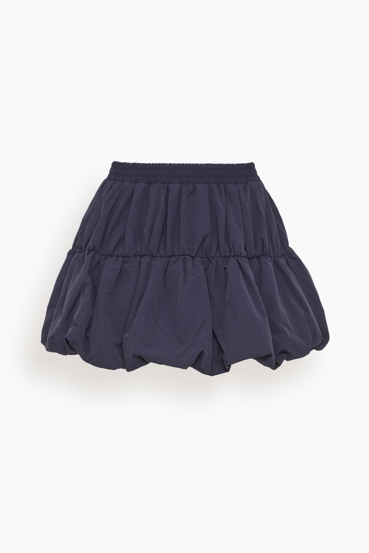 Sea Mirian Windbreaker Mini Bubble Skirt in Navy