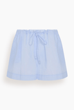 Another Tomorrow Voile Drawcord Short in Sky