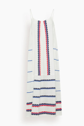 Nia Slip Dress in Kibebi Marine