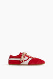 Dries Van Noten Leather Sneaker in Red