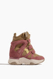 Isabel Marant High Top Sneakers Balskee Sneakers in Light Beige/Pink Isabel Marant Balskee Sneakers in Light Beige/Pink