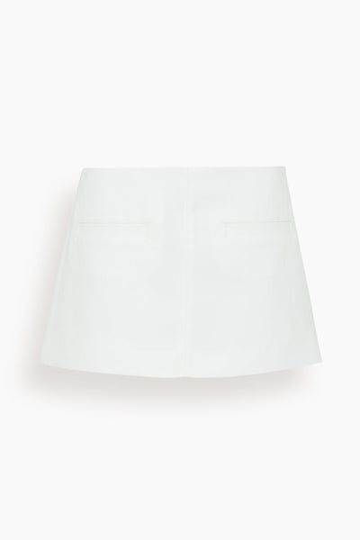 Summer Cruise Skort in Pure White