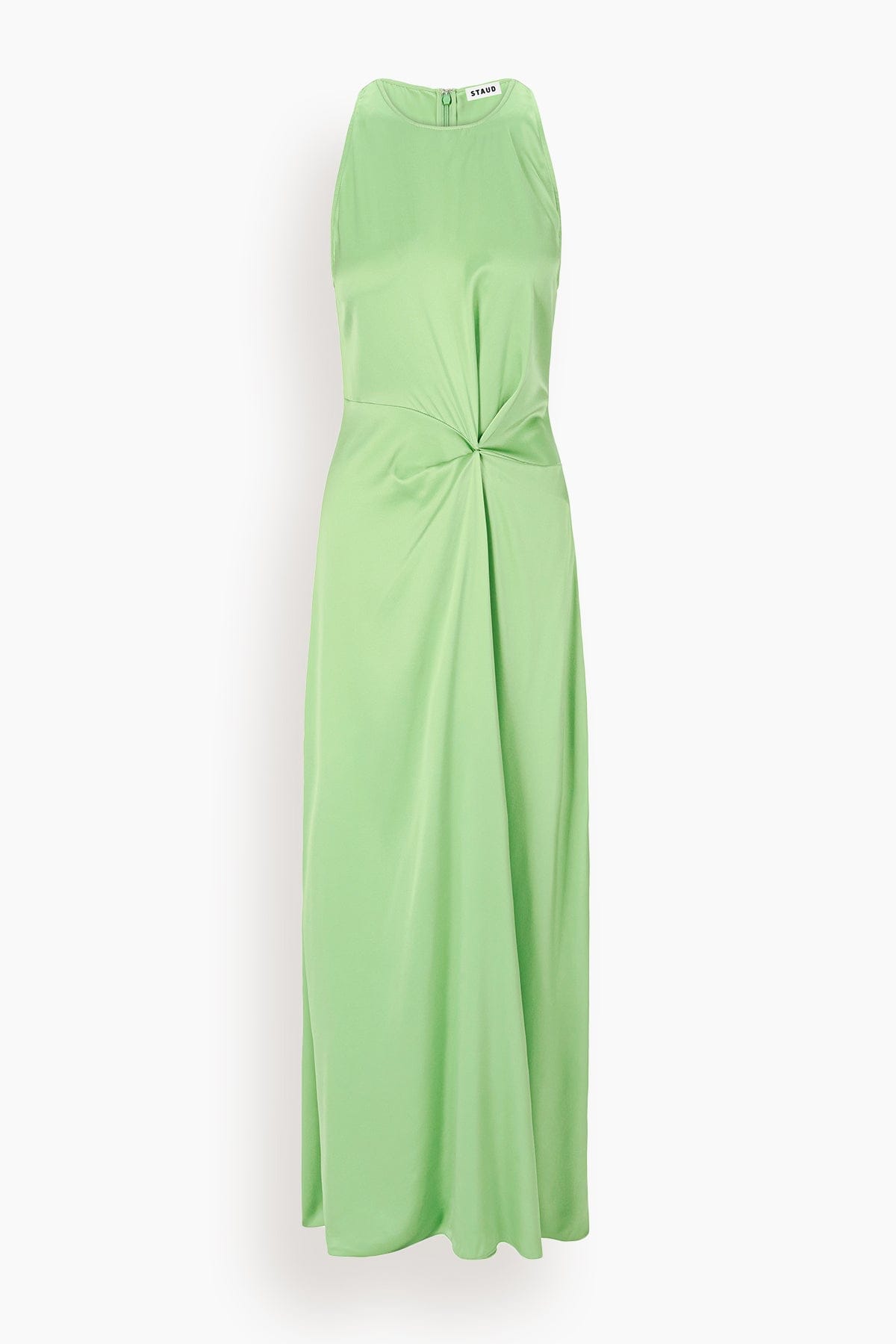 STAUD, Jaelyn Silk Dress in Sprout, Size 6