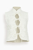 Sea Tops Baylin Lace Vest in Cream