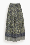 Ulla Johnson Skirts Avia Skirt in Raven Avia Skirt in Raven