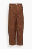 Simkhai Waldon Curved Leg Pant in Cocoa