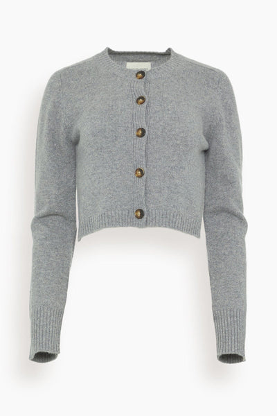 Loulou Studio Zephir Cardigan in Slate Grey – Hampden Clothing