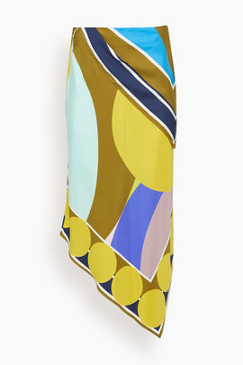 Pilar Skirt in Army Multi