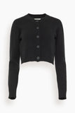 Loulou Studio Sweaters Zephir Cardigan in Black Loulou Studio Zephir Cardigan in Black