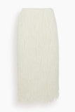 Dries Van Noten Sokna Tris Skirt in White