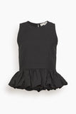 Sea Roni Boatneck Top in Black