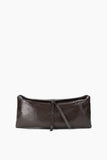 Staud Eve Clutch in Espresso Snake