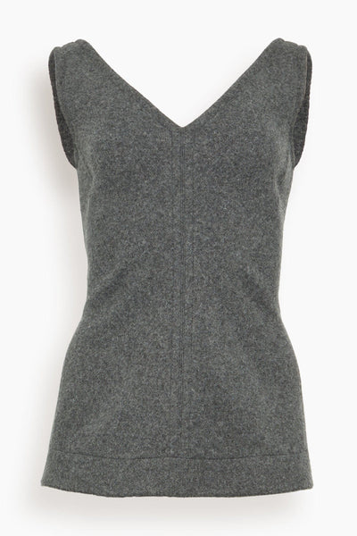 Winona Top in Dark Grey Melange