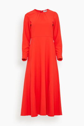 Delancey Dress in Red