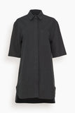 Loulou Studio Dresses Basava Shirt Dress in Black