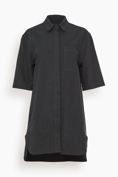 Loulou Studio Dresses Basava Shirt Dress in Black