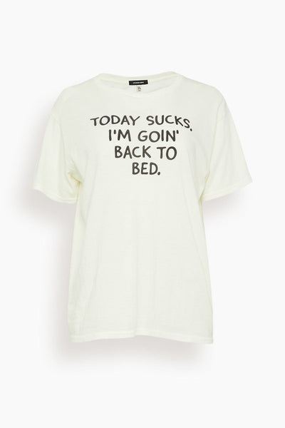 Today Sucks Boy T in Off White