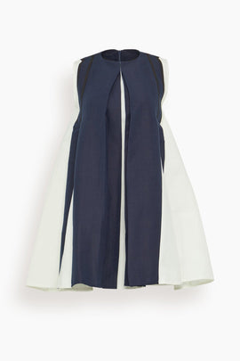 Hubble Dress in Midnight Blue/Ivory