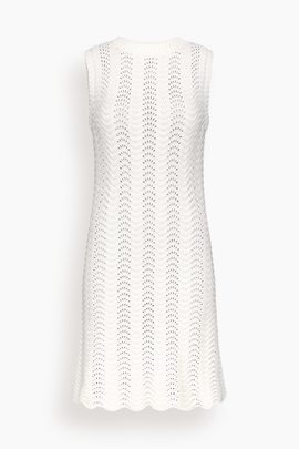 Yoko Crochet Dress in Ivory