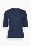 Jamie Haller The Rib Elbow Crew in Navy