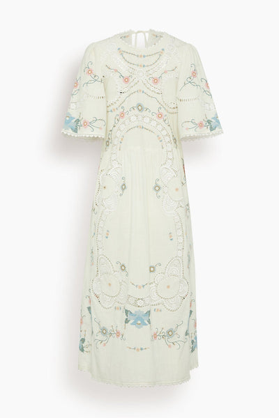 SEA NY VESNA EMBROIDERY S/SLV DRESS ホワイト Vesna Embroidery S/SLV Dress – Samantha Ogilvie
