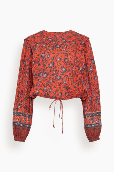 Ulla Johnson Tops Prisha Blouse in Poppy Prisha Blouse in Poppy