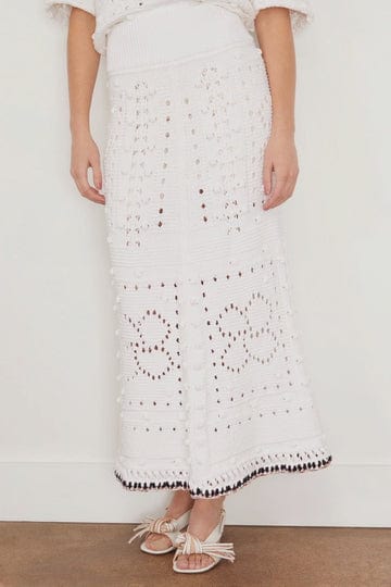 Dorothee Schumacher Skirts Bohemian Mood Skirt in Pure White Dorothee Schumacher Bohemian Mood Skirt in Pure White