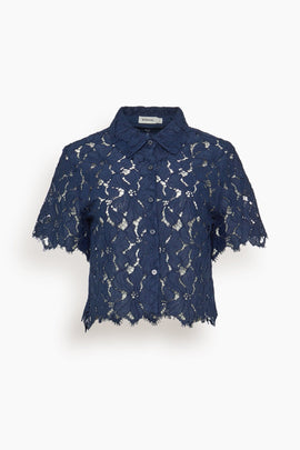 Marjorie Camp Shirt in Midnight