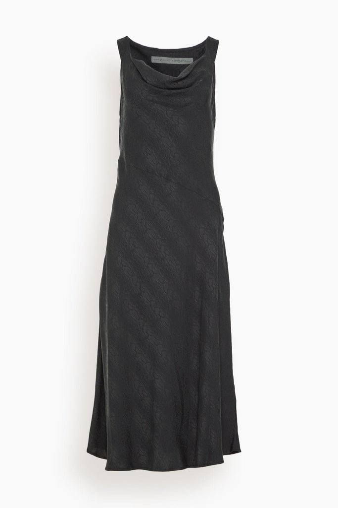 Raquel Allegra Linda Midi Dress in Black – Hampden Clothing