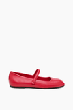 Dorothee Schumacher Modern Classic Mary-Jane Ballerina in True Red