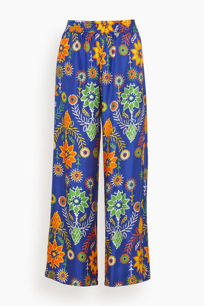 Melina Silk Pant in Ilios