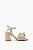 Alexandre Birman Maxi Clarita Padded Raffia Sandal 75 in Shell