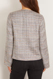 Forte Forte Light Natte Lurex Deconstructed Jacket in Notte