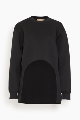 Sweatshirt in Black
