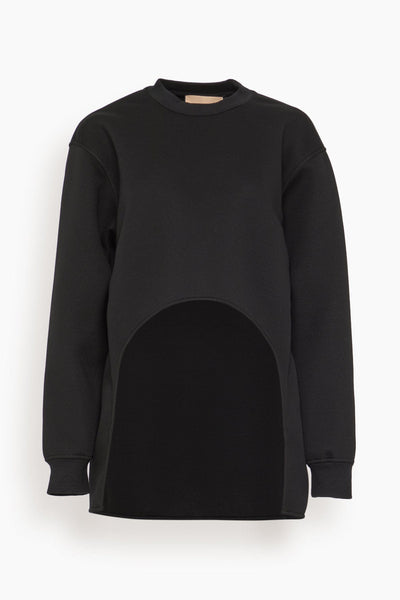 Sweatshirt in Black