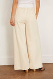 Forte Forte Fluid Cotton Twill Elasticated Loose Pants in Beurre