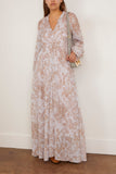 Forte Forte Nontiscordardime Long Sleeve Dress in Peonia